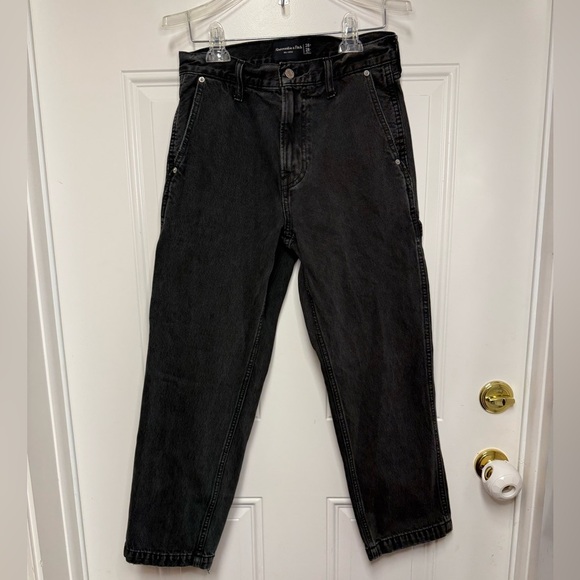 Abercrombie & Fitch Denim - Abercrombie & Fitch Womens Jeans 90s Loose Black Size 28